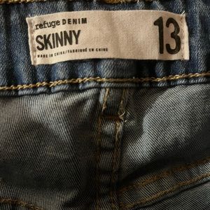 Refuge distressed denim